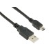Datový kábel mini USB 1.8m Black