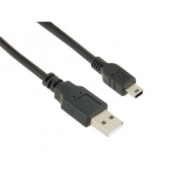 Datový kábel mini USB 1.8m Black